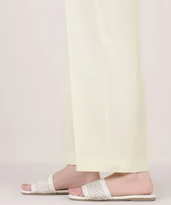 Best Sapphire Solid Cambric Straight Pants