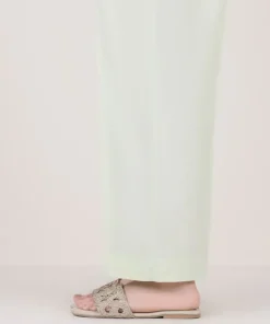 Clearance Sapphire Solid Cambric Straight Pants