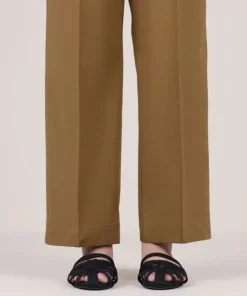 Discount Sapphire Solid Cambric Straight Pants