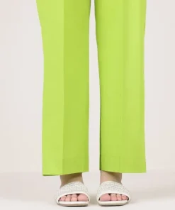 New Sapphire Solid Cambric Straight Pants