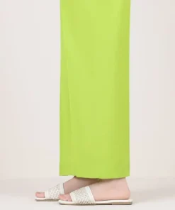 New Sapphire Solid Cambric Straight Pants
