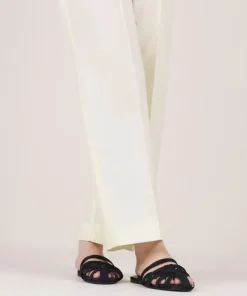 Outlet Sapphire Solid Cambric Straight Pants