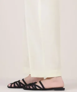 Outlet Sapphire Solid Cambric Straight Pants
