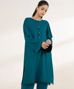 Sale Sapphire Solid Jacquard Shirt