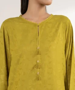 New Sapphire Solid Jacquard Shirt