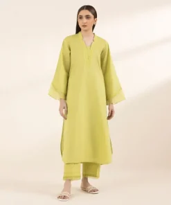 Outlet Sapphire Solid Lawn Shirt Green