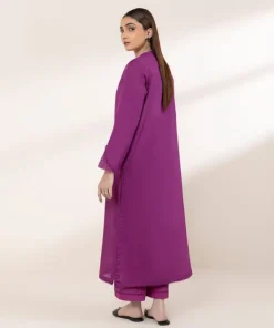 Best Sapphire Solid Lawn Shirt Purple
