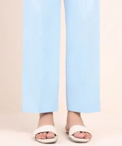 New Sapphire Solid Lycra Straight Pants