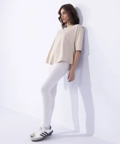 Sale Sapphire Stretchy Leggings white