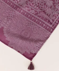 Hot Sapphire Textured Jacquard Dupatta