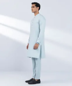 Clearance Sapphire Viscose Blended Suit - Regular Fit Sky Blue
