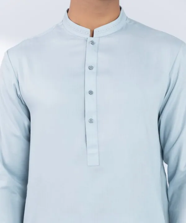 Clearance Sapphire Viscose Blended Suit - Regular Fit Sky Blue