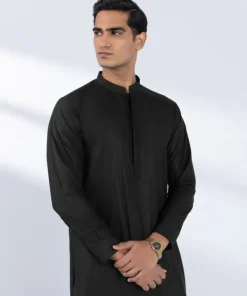 Hot Sapphire Viscose Blended Suit - Regular Fit Black