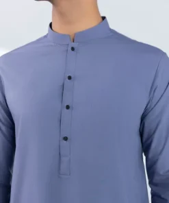 Online Sapphire Viscose Blended Suit - Regular Fit Navy
