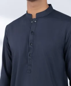 Online Sapphire Viscose Blended Suit - Regular Fit Navy
