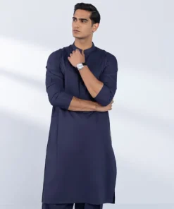 Online Sapphire Viscose Blended Suit - Slim Fit Navy