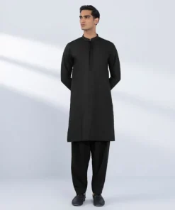 Hot Sapphire Viscose Blended Suit - Slim Fit Black