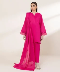 Fashion Sapphire Voile Dupatta Pink