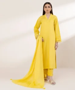 New Sapphire Voile Dupatta Yellow