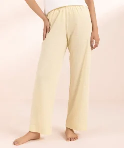 Discount Sapphire Yarn Dyed Pull-On Trousers Yellow & White