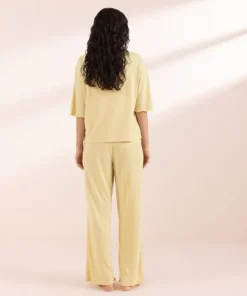 Outlet Sapphire Rib PJ Set Yellow